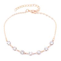 Basic Solid Color Alloy Plating Women's Anklet main image 3