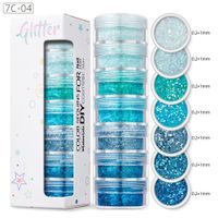 Shiny Colorful Sequin Nail Decoration Accessories 1 Set sku image 4