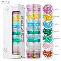 Shiny Colorful Sequin Nail Decoration Accessories 1 Set sku image 2