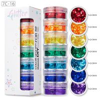 Shiny Colorful Sequin Nail Decoration Accessories 1 Set sku image 15