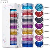 Shiny Colorful Sequin Nail Decoration Accessories 1 Set sku image 20