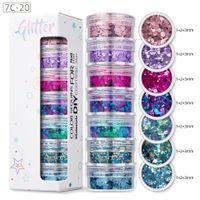 Shiny Colorful Sequin Nail Decoration Accessories 1 Set sku image 19