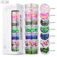 Shiny Colorful Sequin Nail Decoration Accessories 1 Set sku image 23