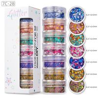 Shiny Colorful Sequin Nail Decoration Accessories 1 Set sku image 27