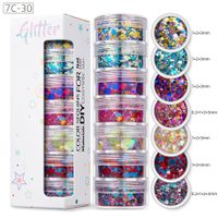 Shiny Colorful Sequin Nail Decoration Accessories 1 Set sku image 29