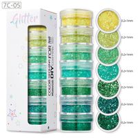 Shiny Colorful Sequin Nail Decoration Accessories 1 Set sku image 5