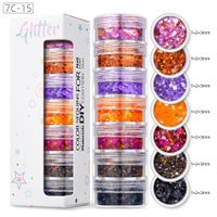 Shiny Colorful Sequin Nail Decoration Accessories 1 Set sku image 14