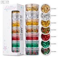 Shiny Colorful Sequin Nail Decoration Accessories 1 Set sku image 16