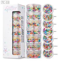 Shiny Colorful Sequin Nail Decoration Accessories 1 Set sku image 32