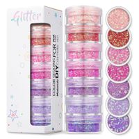 Shiny Colorful Sequin Nail Decoration Accessories 1 Set main image 1