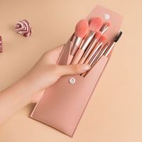 Simple Style Artificial Fiber Plastic Handgrip Makeup Brushes 1 Set sku image 5