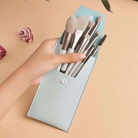 Simple Style Artificial Fiber Plastic Handgrip Makeup Brushes 1 Set sku image 8
