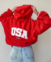 Women's Hoodie Long Sleeve Hoodies & Sweatshirts Printing Simple Style Letter sku image 6