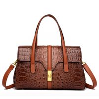 Women's Medium All Seasons Leather Vintage Style Handbag sku image 3