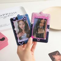 Women's Star Denim Pattern Pvc Card Holders main image 4