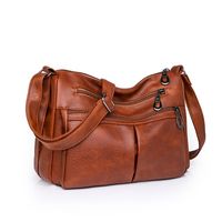 Women's Medium All Seasons Pu Leather Classic Style Tote Bag main image 6