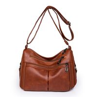 Women's Medium All Seasons Pu Leather Classic Style Tote Bag main image 5