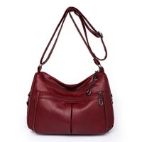 Women's Medium All Seasons Pu Leather Classic Style Tote Bag sku image 4