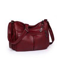 Women's Medium All Seasons Pu Leather Classic Style Tote Bag main image 4