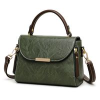 Women's Medium All Seasons Pu Leather Elegant Vintage Style Handbag sku image 1