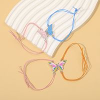 Cute Butterfly Alloy Rope Enamel Kid's Bracelets main image 3