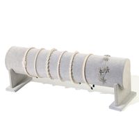 Simple Style Classic Style Solid Color Flannel Jewelry Rack main image 2