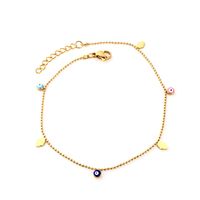 Simple Style Flower Stainless Steel Women's Anklet sku image 6
