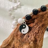 Einfacher Stil Tratsch Legierung Perlen Frau Halskette Mit Anhänger main image 3