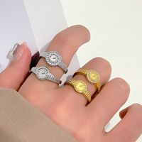 Luxurious Solid Color Copper 14k Gold Plated Silver Plated Rings In Bulk main image 1