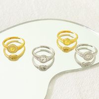 Luxurious Solid Color Copper 14k Gold Plated Silver Plated Rings In Bulk main image 4