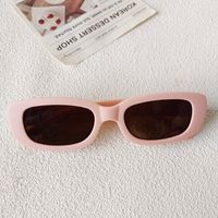 Vacation Simple Style Geometric Pc Resin Oval Frame Full Frame Kids Sunglasses sku image 3