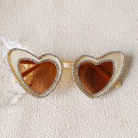 Ig Style Sweet Artistic Heart Shape Pc Resin Special-shaped Mirror Full Frame Glasses sku image 2