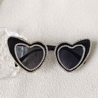 Ig Style Sweet Artistic Heart Shape Pc Resin Special-shaped Mirror Full Frame Glasses sku image 6