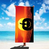 Casual Vacation Halloween Pattern Beach Towels main image 4