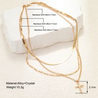 Basic Commute Cross Artificial Gemstones Alloy Wholesale Pendant Necklace main image 9