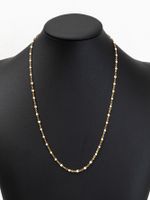 Shiny Solid Color Stainless Steel Chain Necklace main image 6