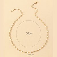 Shiny Solid Color Stainless Steel Chain Necklace main image 5