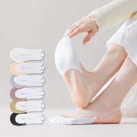 Women's Simple Style Solid Color Cotton Ankle Socks A Pair main image 1