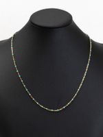 Shiny Solid Color Stainless Steel Chain Necklace main image 2