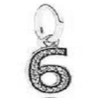 Simple Style Number Sterling Silver Plating Silver Plated Charms Jewelry Accessories sku image 6