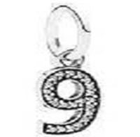Simple Style Number Sterling Silver Plating Silver Plated Charms Jewelry Accessories sku image 9