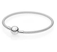 Casual Solid Color Sterling Silver Plating Bangle main image 5