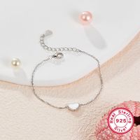 Princess Cute Sweet Heart Shape Bow Knot Sterling Silver Epoxy Plating Rhodium Plated Women's Rings Earrings Necklace sku image 3