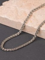 Casual Solid Color Stainless Steel Men's Necklace main image 5