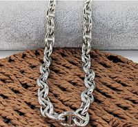 Retro Classic Style Pig Nose Solid Color Stainless Steel Plating Bracelets Necklace sku image 5