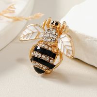 Modern Style Bee Alloy Inlay Artificial Gemstones Women's Brooches main image 2