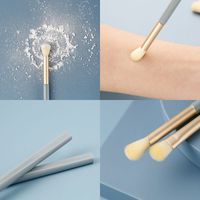 Cute Arylic Artificial Fiber Aluminum Tube Makeup Brushes 5 Pieces Set main image 3