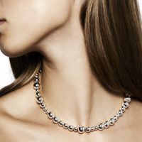 Streetwear Pearl Titanium Steel Necklace In Bulk main image 3