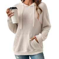 Women's Hoodie Long Sleeve Hoodies & Sweatshirts Pocket Casual Solid Color main image 6