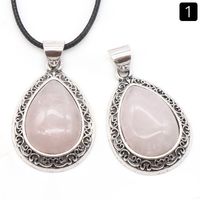 Retro Water Droplets Crystal Agate Wholesale Charms sku image 1